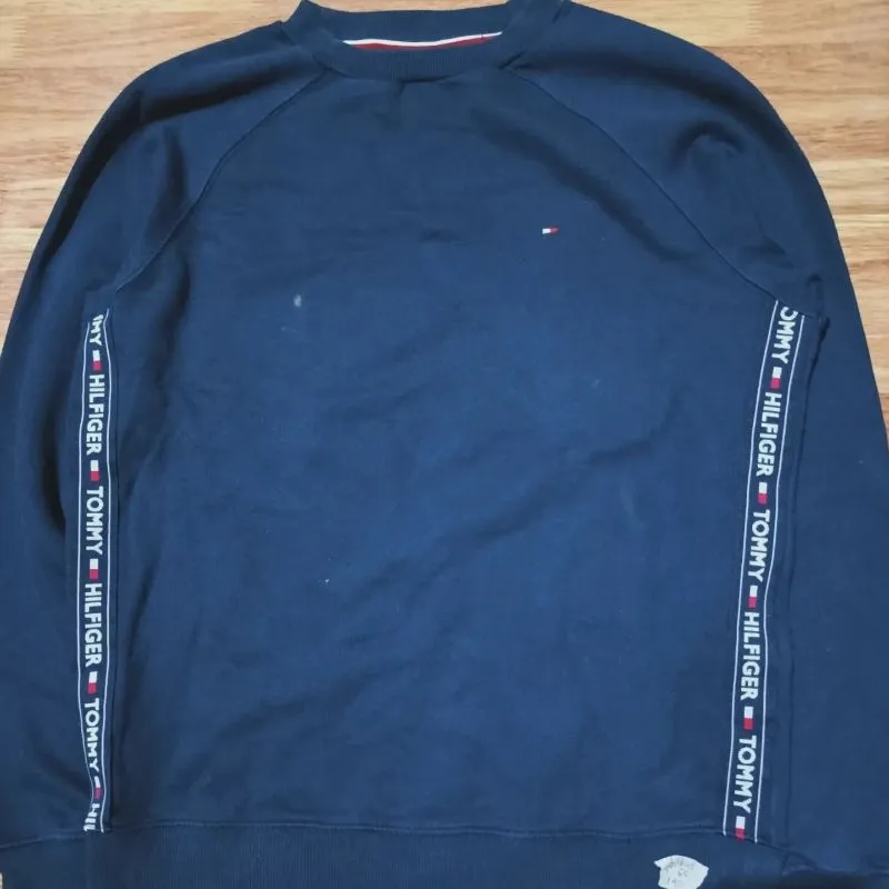 Tommy Hilfiger Casual Sweater Pria navy photo 1