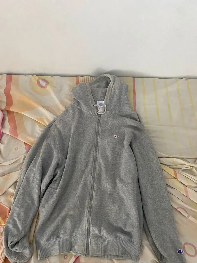 Champion Casual Jumper Pria gray photo 1