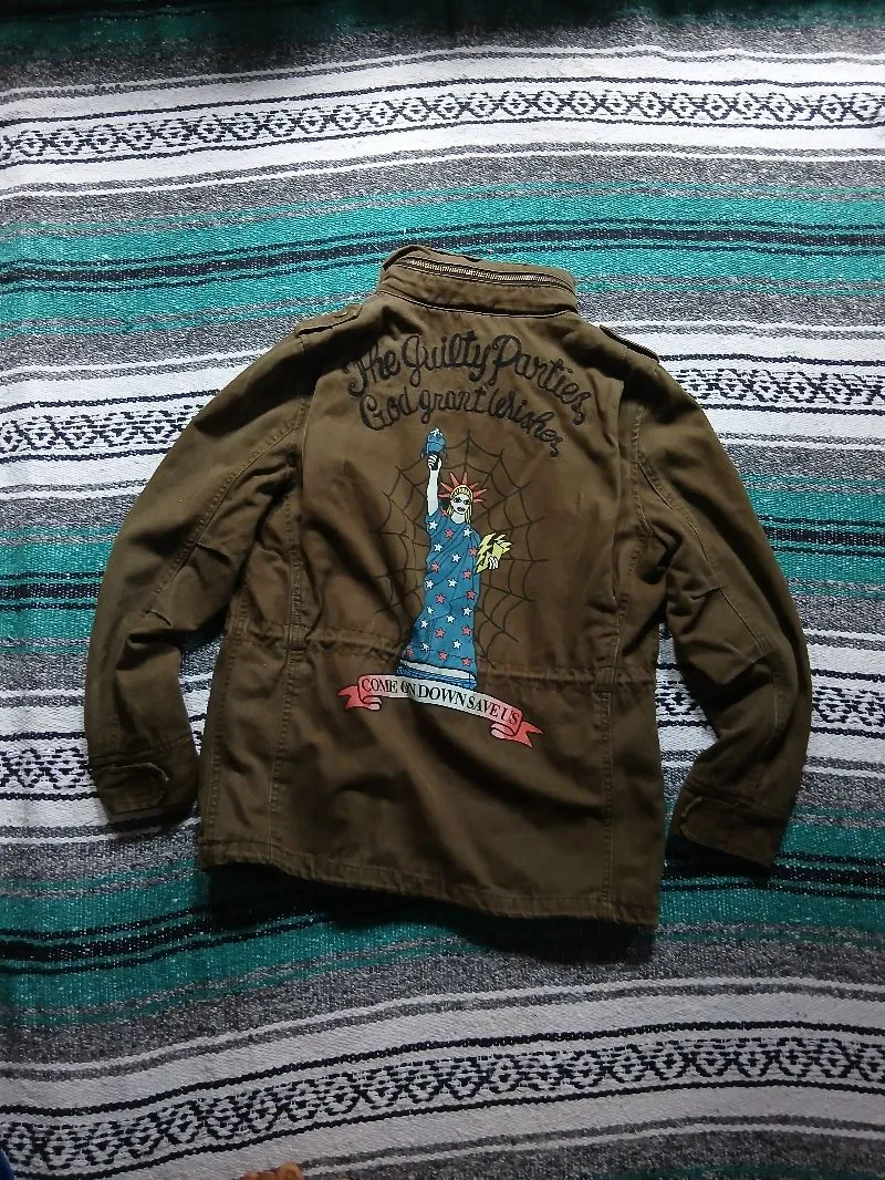 Japanese brand Vintage Streetwear Parka Pria green photo 1