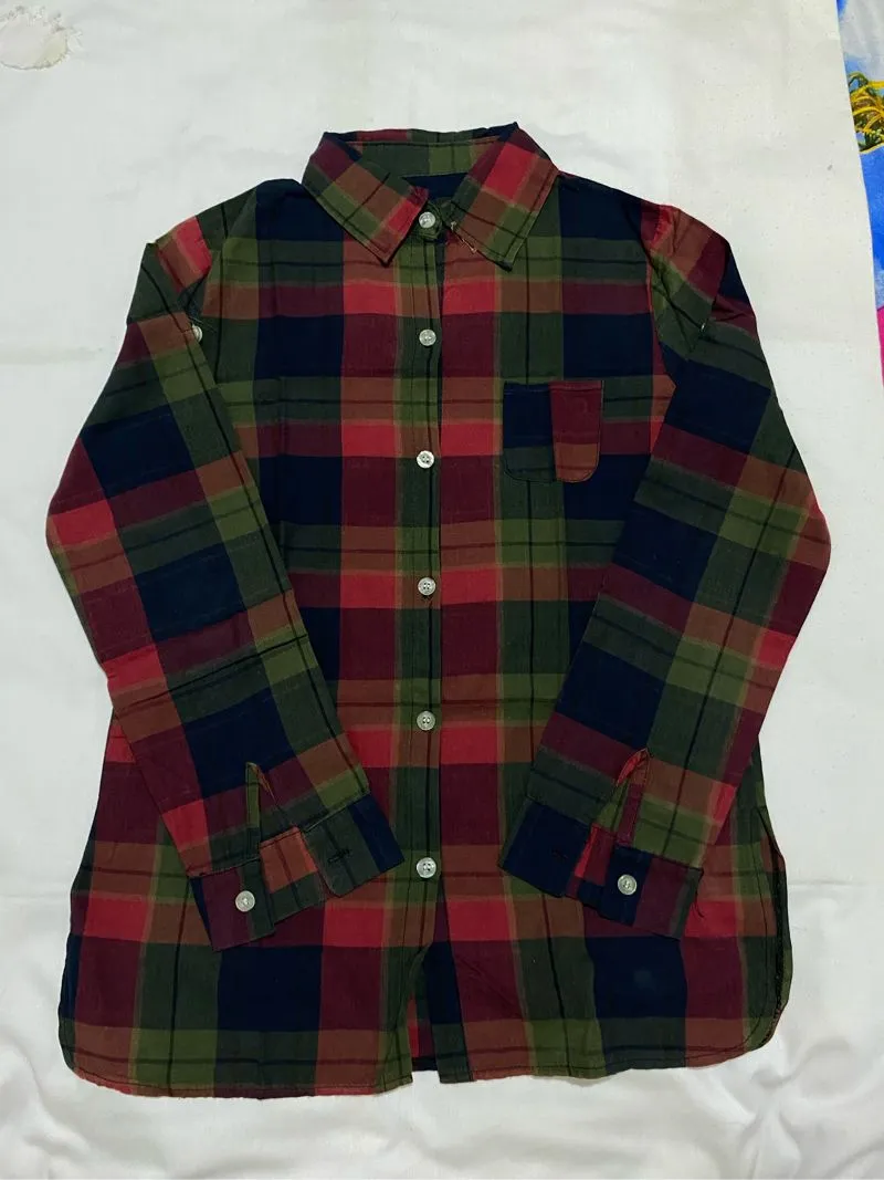 Casual T-shirt Wanita burgundy red photo 1