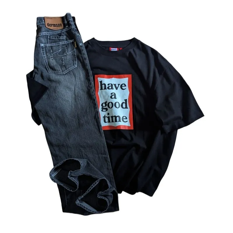 have a good time Casual T-shirt Pria black photo 1