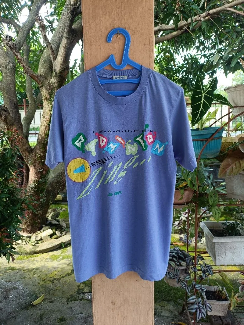 Yonex Vintage T-shirt Pria blue photo 1