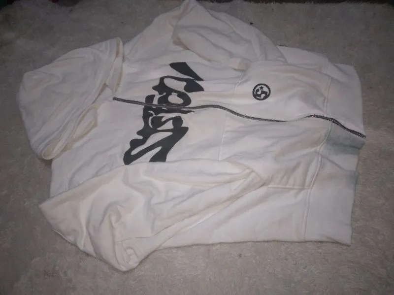 Streetwear Y2K Hoody Pria white photo 1