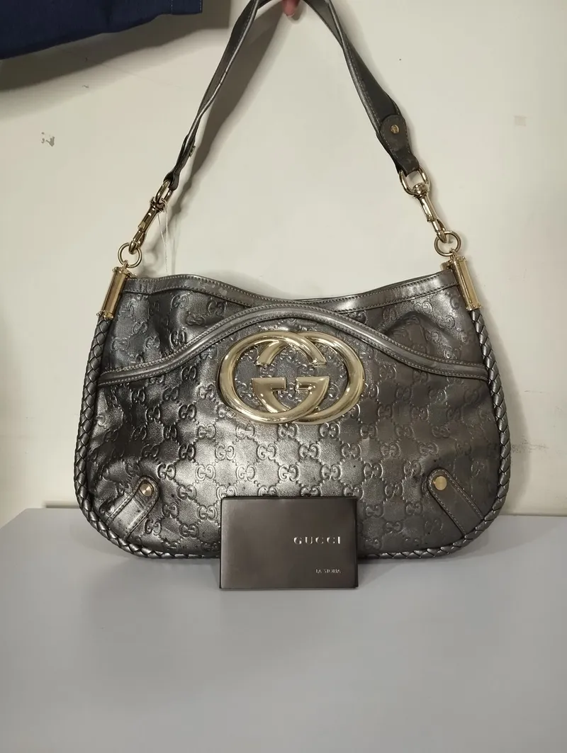 Gucci Bags & purse Wanita gray photo 1