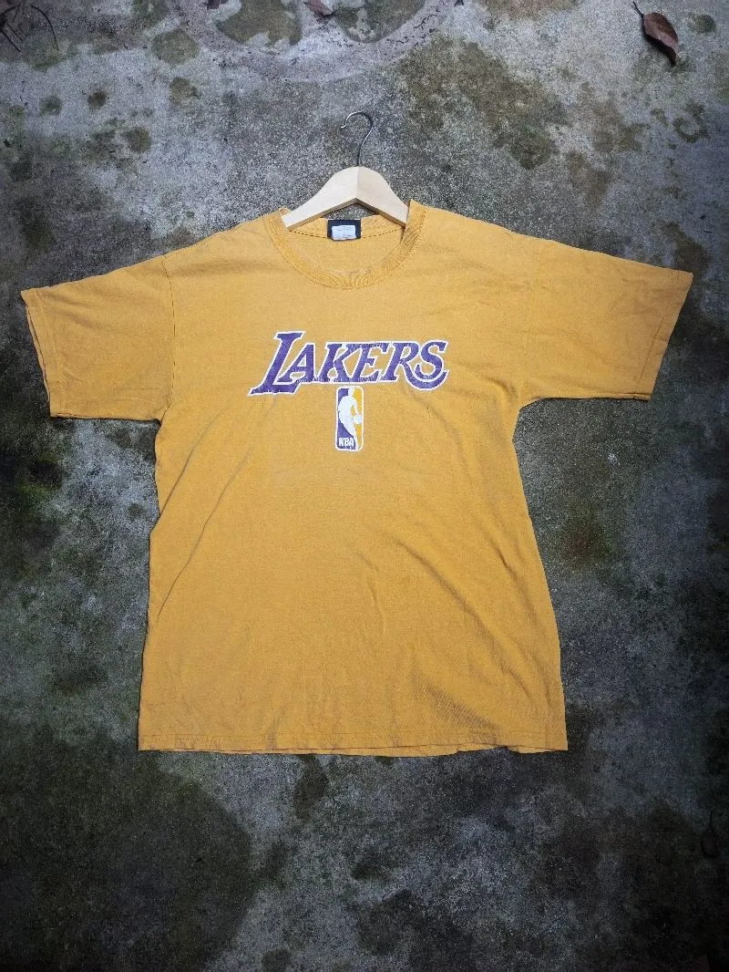 Y2K Sportswear T-shirt Pria yellow photo 1