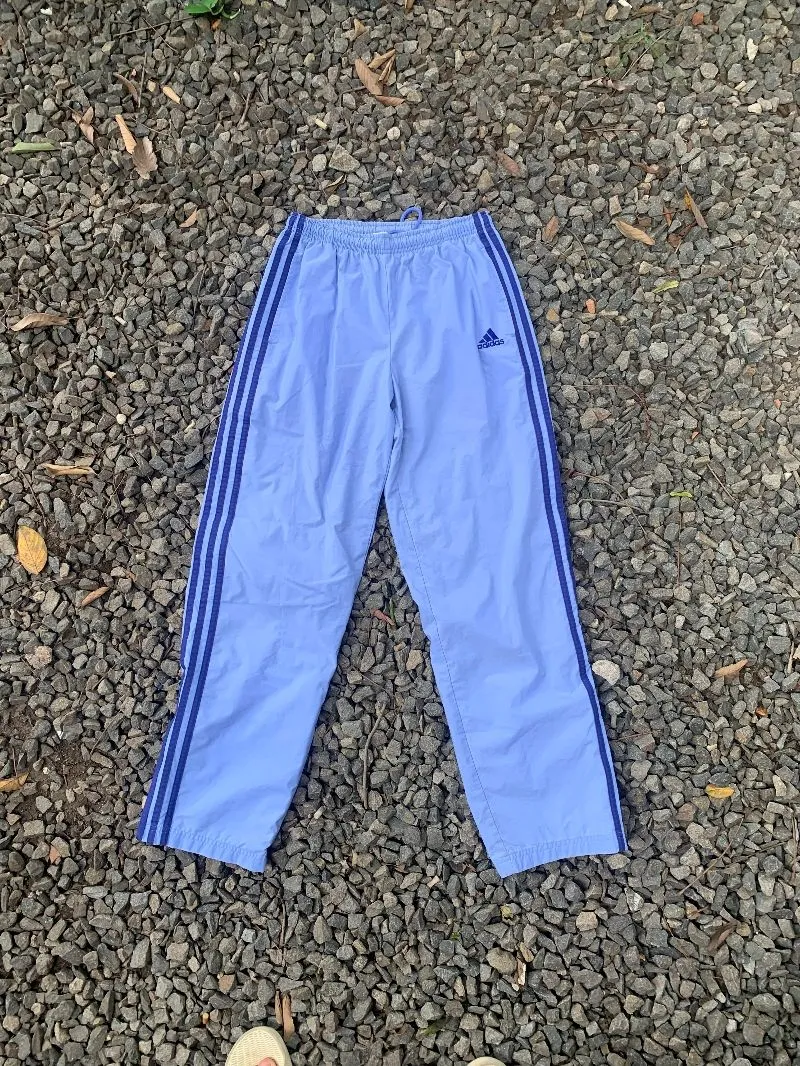 Adidas Sportswear Tracksuit Pria white blue photo 1