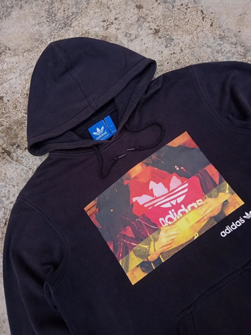 Adidas Vintage Hoody Pria black photo 1
