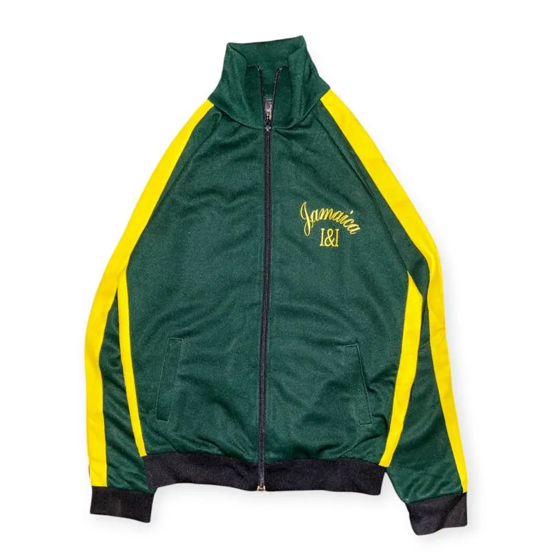 Vintage Streetwear Track jacket Pria green black photo 1