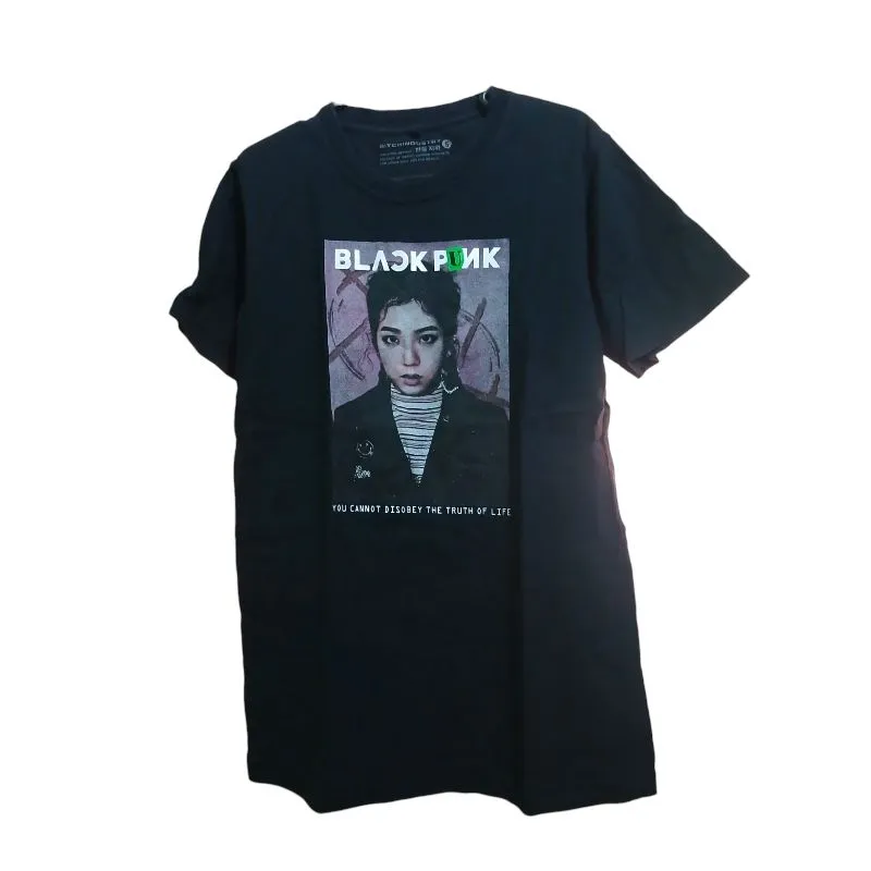 Streetwear T-shirt Wanita black photo 1