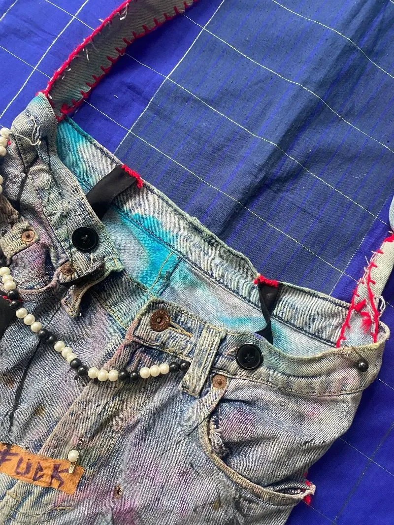 Levi's Streetwear Y2K Bag Pria red blue photo 1