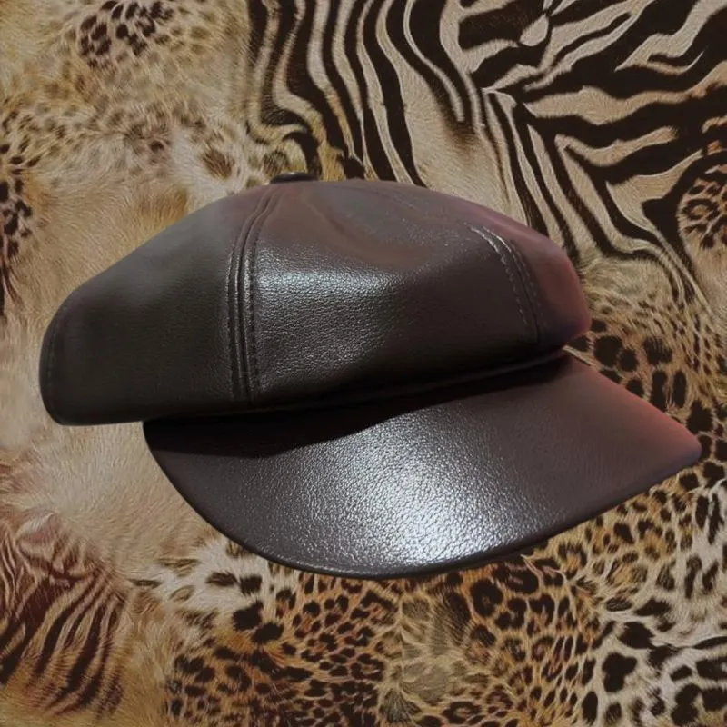 Vintage Y2K Hat Wanita brown photo 1