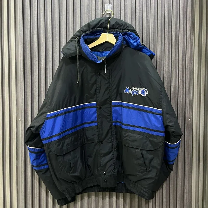 Japanese brand Streetwear Sportswear Parka Pria black blue photo 1