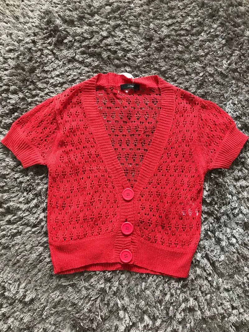 Fairy Indie Crop top Wanita red photo 1