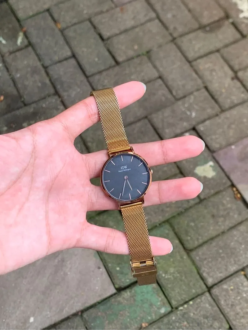 Daniel Wellington Luxury Minimalist Wanita gold black photo 1