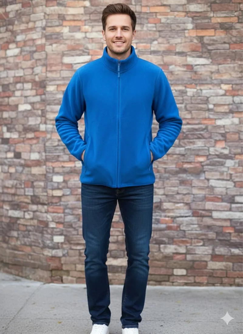 Uniqlo Casual Fleece Pria blue photo 1