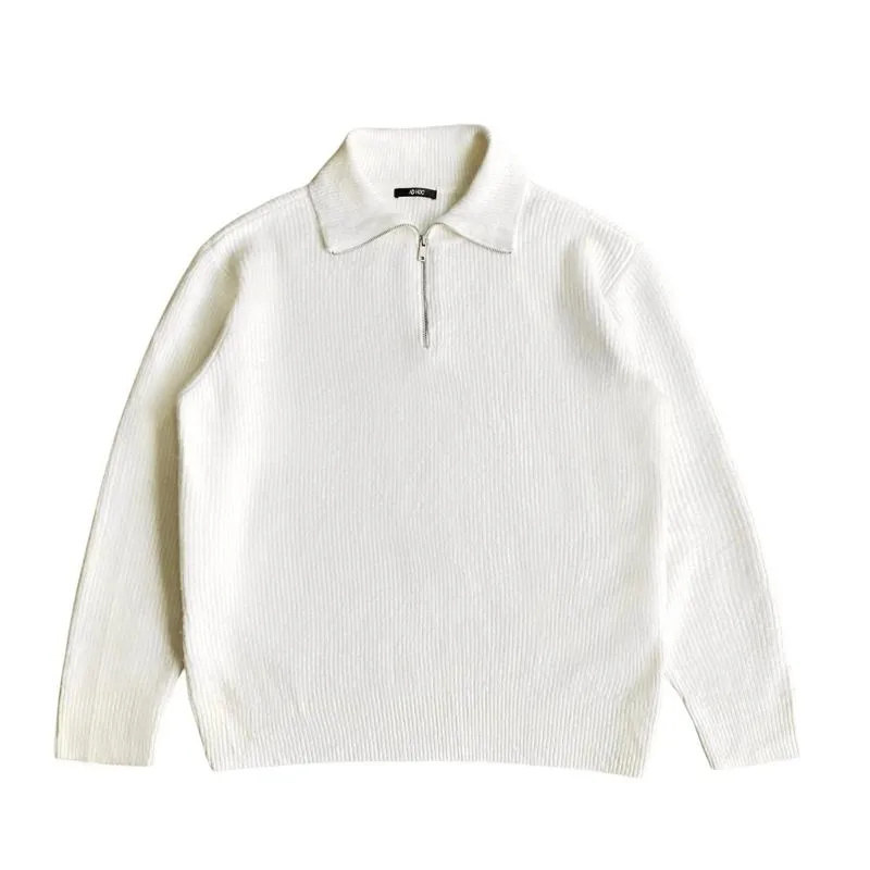 Casual Sweater Pria white photo 1