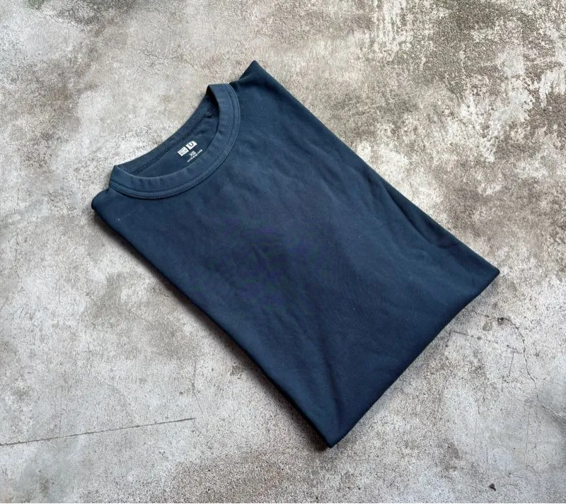 Casual T-shirt Pria green navy photo 1