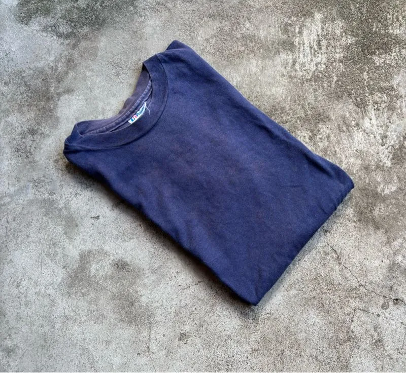 Casual T-shirt Pria navy blue photo 1