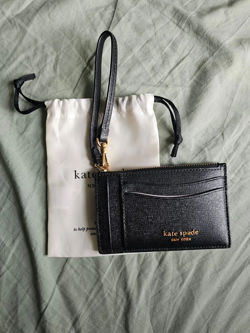 Kate Spade Minimalist Wallet Wanita black photo 1