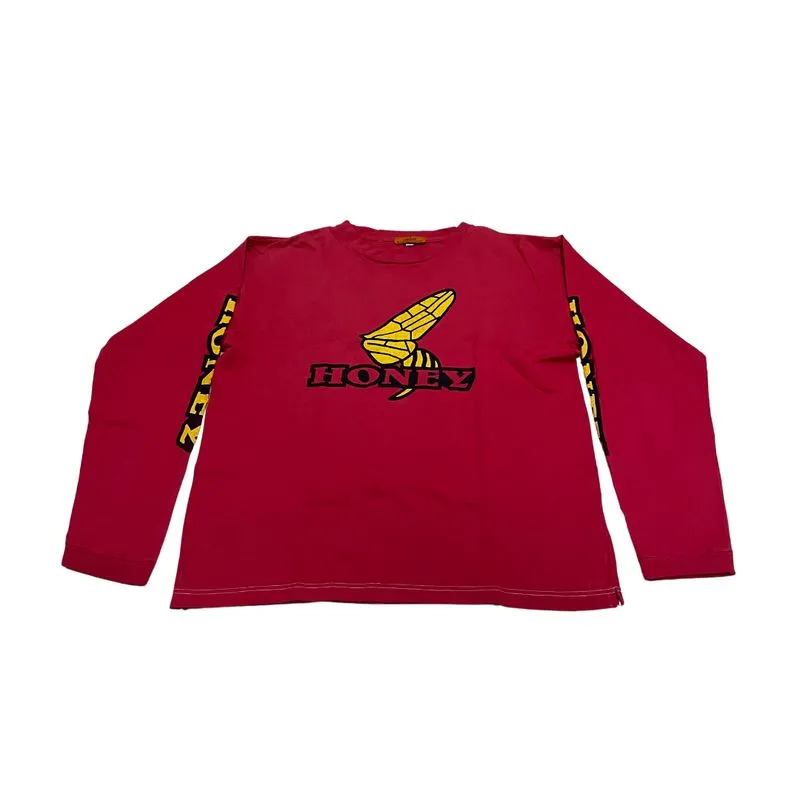 Streetwear Casual Sweatshirt Wanita red photo 1