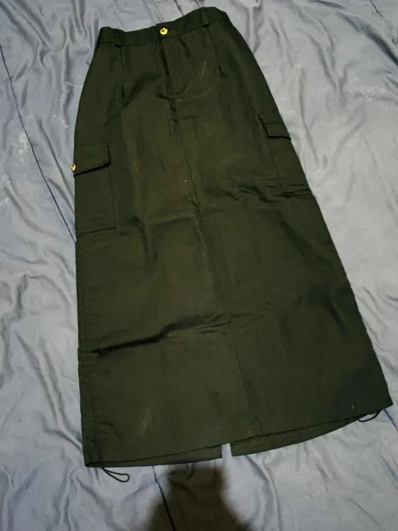 Y2K Casual Skirt Wanita black photo 1