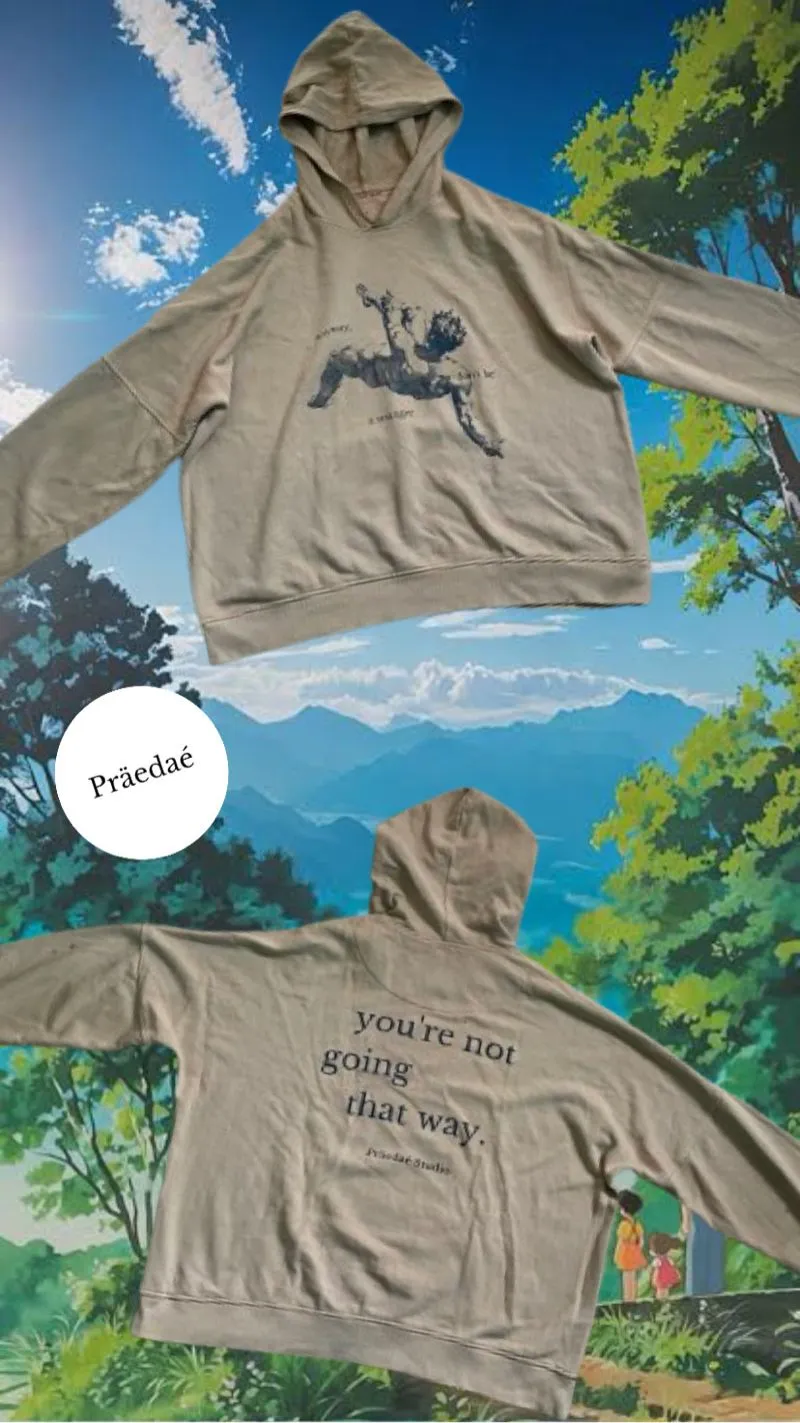 Streetwear Hoody Pria tan photo 1