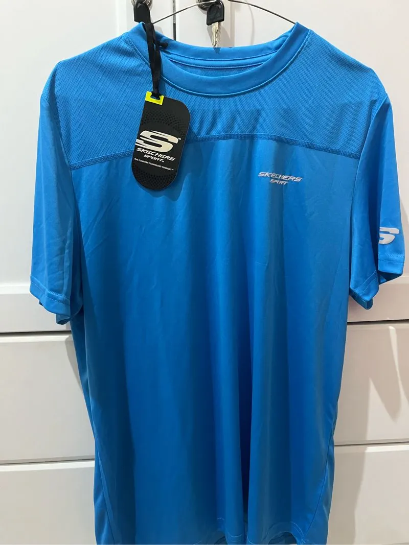 Skechers Sportswear Jersey Pria blue Preloved