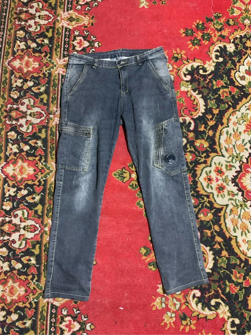 C.P. Company Streetwear Jeans Pria gray photo 1