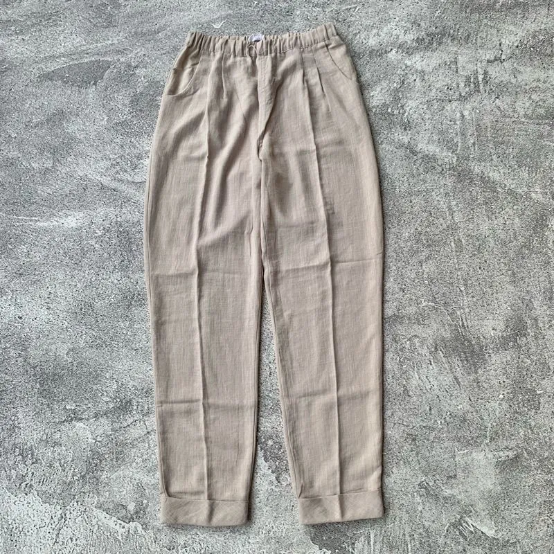 Helmut Lang Vintage Y2K Pleated skirt Wanita cream photo 1