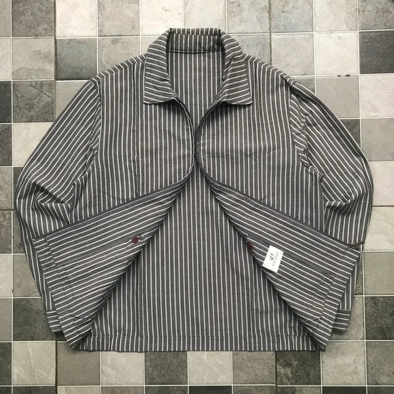 Japanese brand Vintage Casual Harrington jacket Pria white gray photo 1