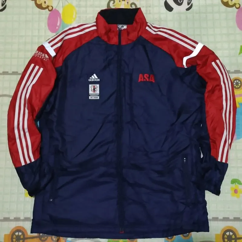 Adidas Streetwear Sportswear Windbreaker Pria navy red photo 1