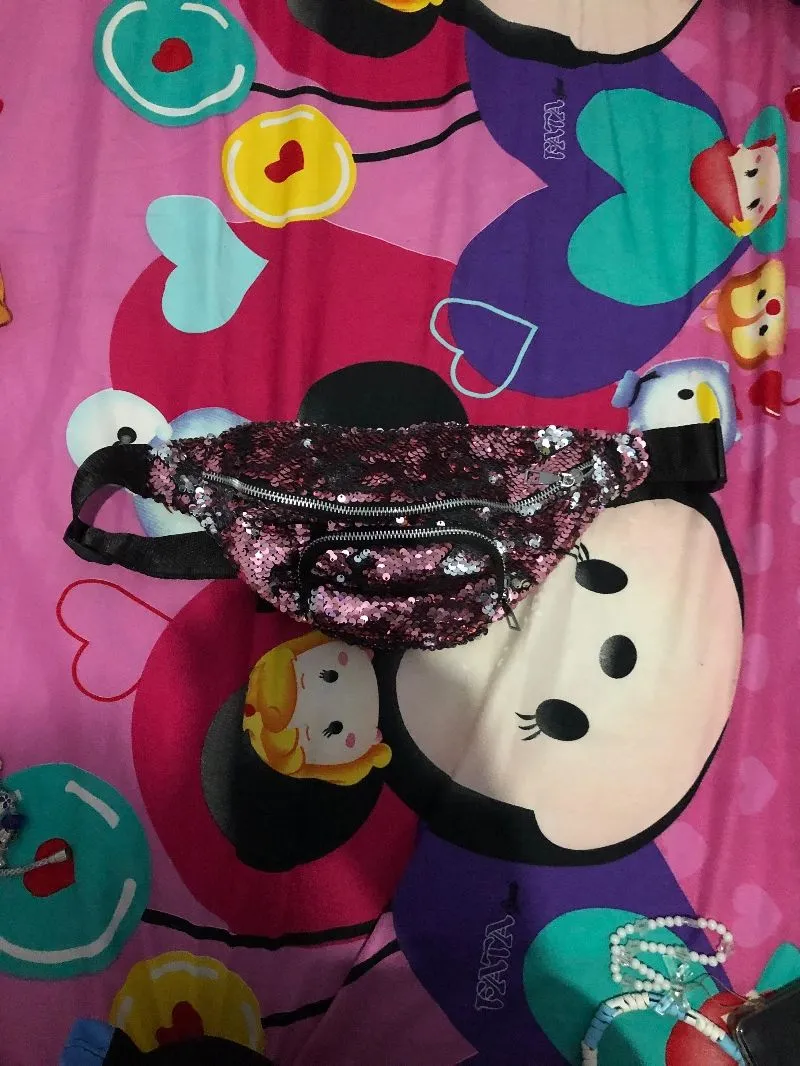 Y2K Wanita silver pink photo 1