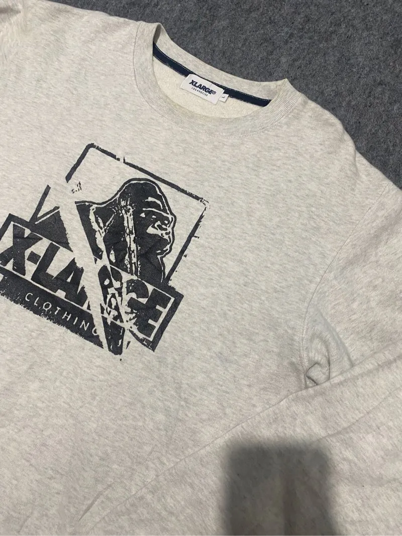 XLARGE Casual Sweater Pria gray photo 1
