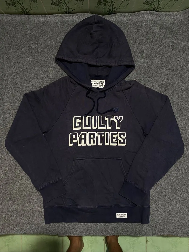 Wacko Maria Casual Hoody Pria navy photo 1