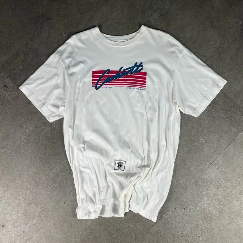 Carhartt Vintage Y2K T-shirt Pria white photo 1