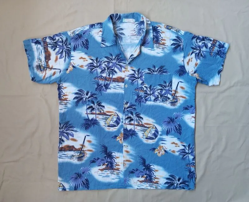 Made in USA Vintage Sportswear T-shirt Pria blue photo 1
