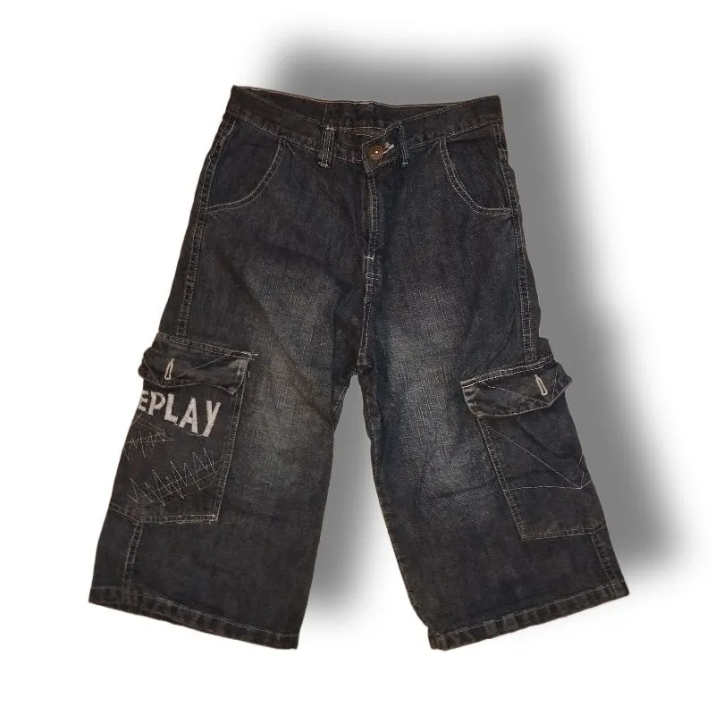 Streetwear Sportswear Jeans Pria gray photo 1