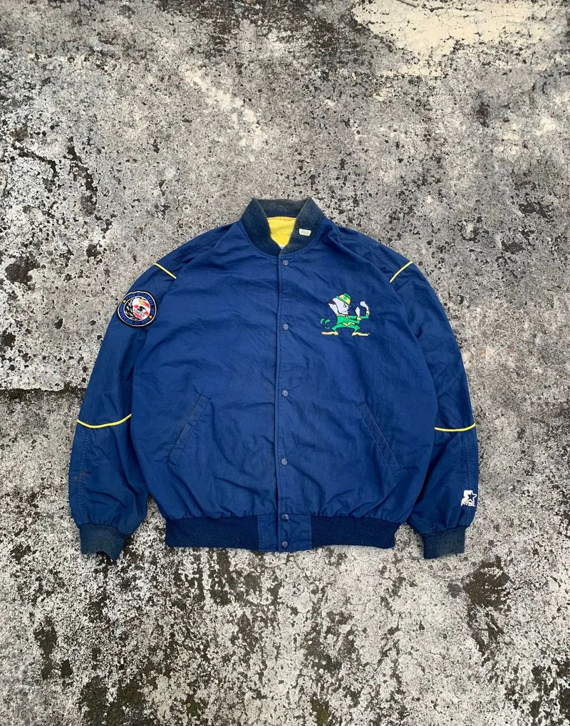 Vintage Sportswear Bomber jacket Pria navy photo 1