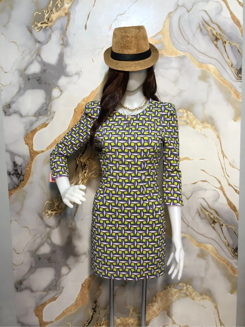 Lolita Minimalist Casual dress Wanita green blue photo 1