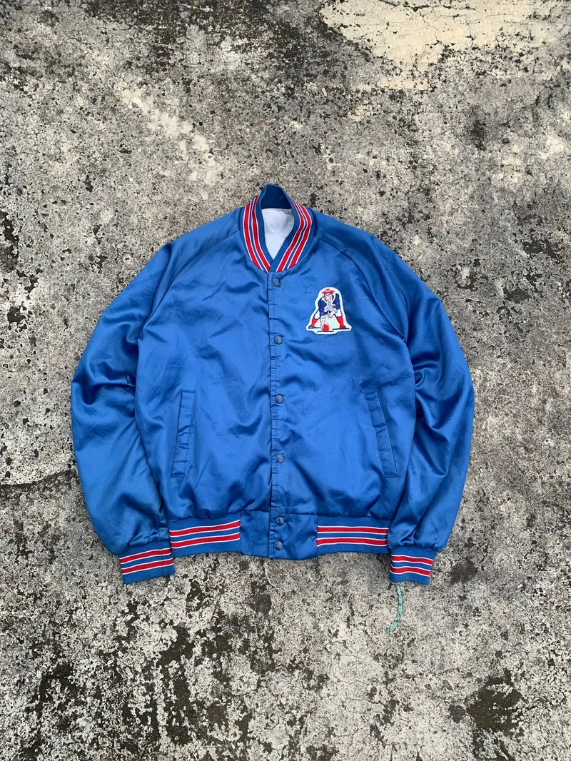 Vintage Sportswear Bomber jacket Pria blue photo 1