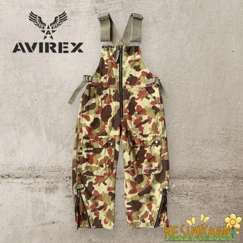 Avirex Streetwear Luxury Dungaree Kids tan brown photo 1