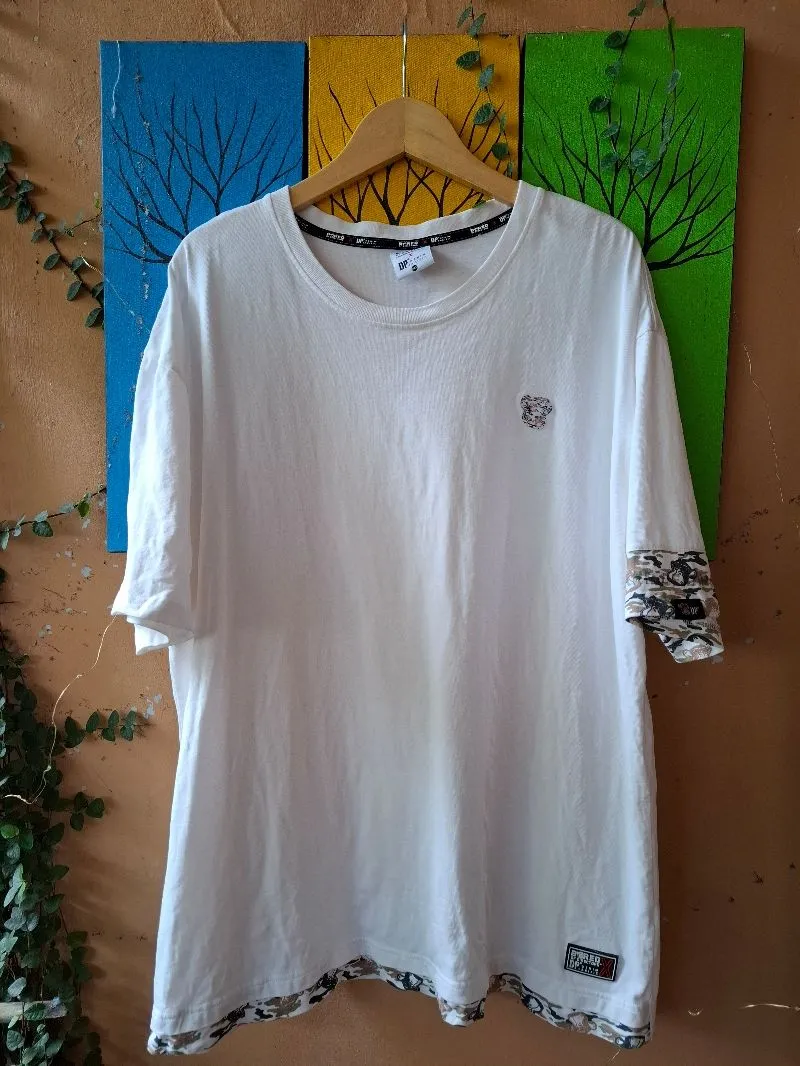 Streetwear T-shirt Pria multicolor white photo 1