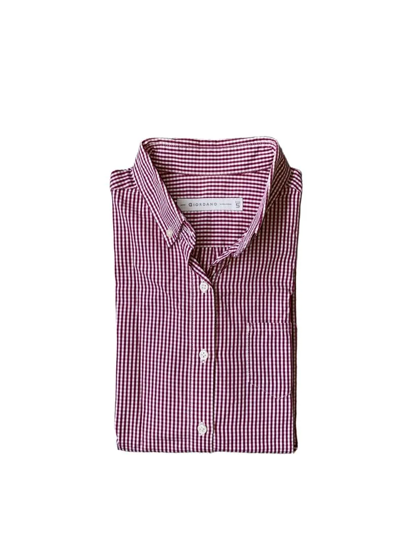 Giordano Casual Casual shirt Pria white red photo 1
