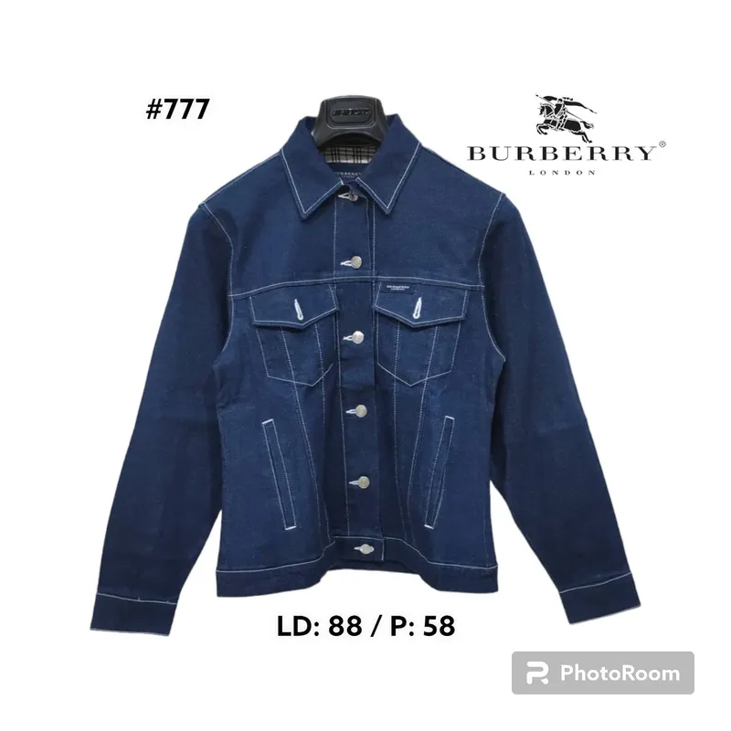 Burberry Denim jacket Pria navy photo 1