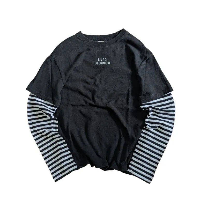 Polham Vintage Y2K T-shirt Pria black photo 1