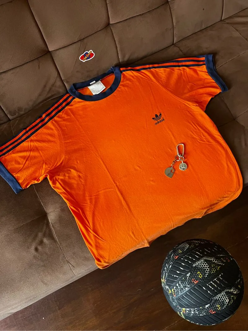 Adidas Sportswear Casual T-shirt Pria orange photo 1