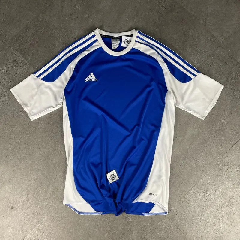 Adidas Sportswear Casual Jersey Pria white blue photo 1