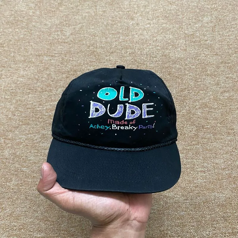 Vintage Streetwear Hat Pria black photo 1
