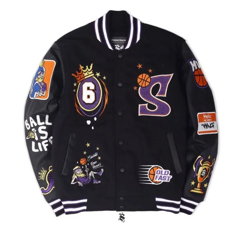 Streetwear Bomber jacket Wanita black photo 1