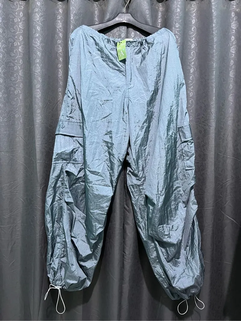 Y2K Gorpcore Sweatpants & Joggers Pria blue photo 1